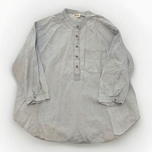 HESTERS ORCHARD Women's Long Tunic‎ Light Blue Sz 1X-Plus Size-Lightweight-Beach